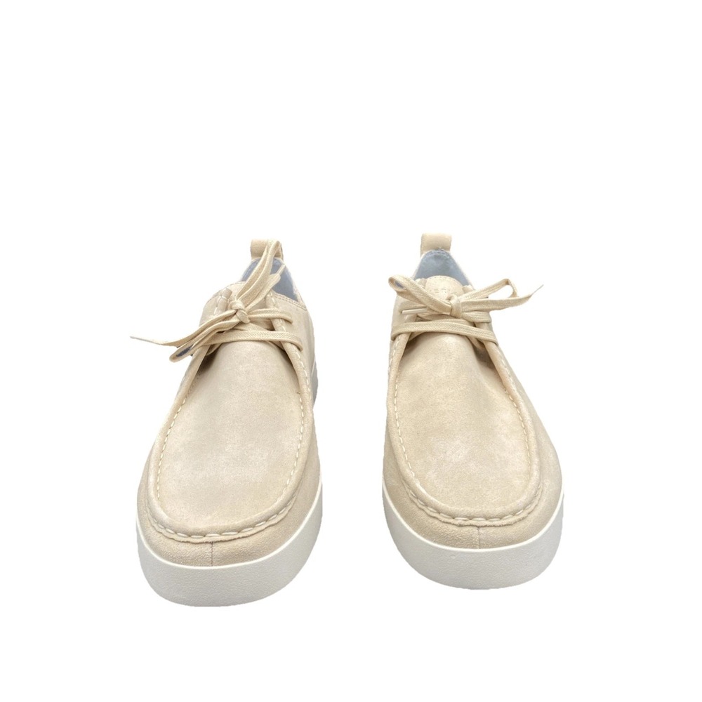 Everlane‎ Shoes Men's Size 11.5 The Desert Pebble Suede Lace Up Comfy In Sand